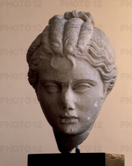 CABEZA DE MUJER-ARTE ROMANO
JEREZ DE LA FRONTERA, MUSEO ARQUEOLOGICO
CADIZ