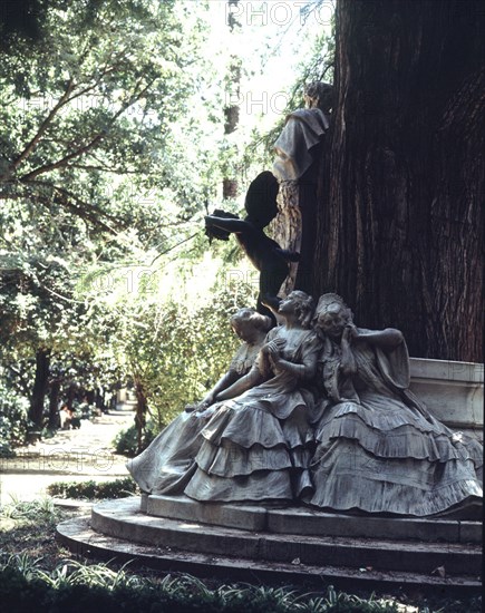 COULLAUT VALERA LORENZO 1876/1932
MONUMENTO A BECQUER
SEVILLA, PARQUE MARIA