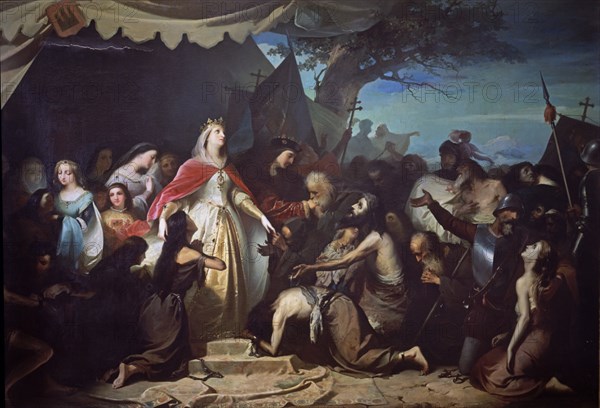 CANO DE LA PEÑA EDUARDO 1823/97
RRCC RECIBIENDO A LOS CAUTIVOS CRISTIANOS EN LA CONQUISTA DE
