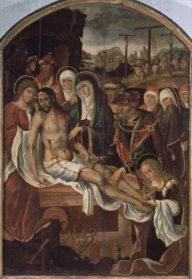 MORALES CRISTOBAL
ENTIERRO DE CRISTO
SEVILLA, MUSEO BELLAS ARTES - CONVENTO MERCEDARIAS