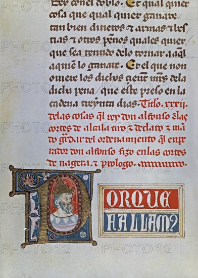 GONZALEZ N
ORDENAMIENTO ALCALA-INICIAL CON ALFONSO XI
MADRID, BIBLIOTECA NACIONAL
MADRID

This