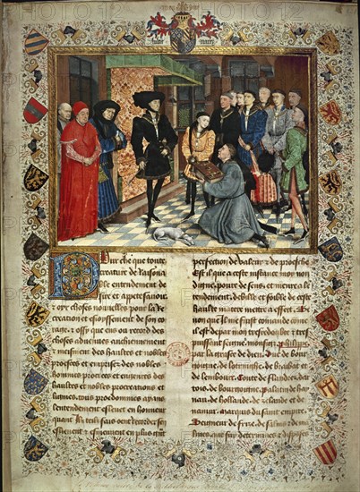 HAINAUT
CRONICA DE HAINAUT DEDICADA A FELIPE III EL BUENO-JUAN DE GUISA-MS 9242-F1R  S