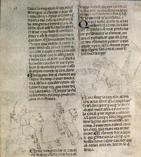 DESCLOT B
CRONICA DEL REY EN PERE-MS 486-P 17-S XV
BARCELONA, BIBLIOTECA DE