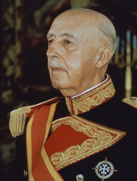 Portrait showing Francisco Franco Bahamonde know as Franco