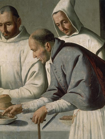 Zurbaran, Saint Hugo at the refectory