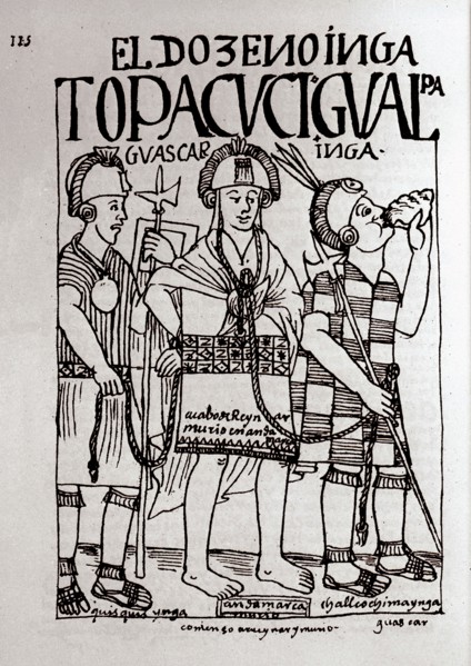 Poma de Ayala, Atahualpa dethroned
