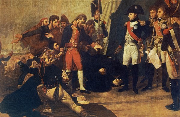 GROS ANTOINE JEAN 1771/1835
R-CAPITULACION DE MADRID ANTE FUERZAS DE NAPOLEON
VERSALLES, MUSEO