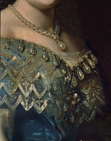 MADRAZO FEDERICO 1815/94
ISABEL II EN 1845-48 -DETALLE DEL PECHO
MADRID, MINISTERIO