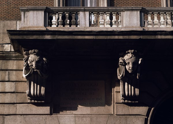 SABATINI FRANCESCO 1722/1797
MENSULAS DEL BALCON EN LA FACHADA
MADRID, MINISTERIO