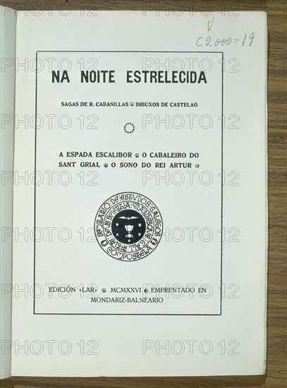 CABANILLAS R
NA NOITE ESTRELECIDA   V-C-2000-19
MADRID, BIBLIOTECA NACIONAL DEPOSITO
MADRID