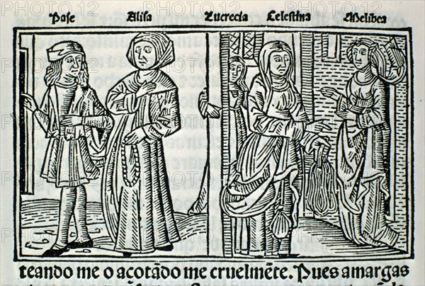 LA CELESTINA GRABADO EN BURGOS 1499
MADRID, BIBLIOTECA NACIONAL RAROS
MADRID

This image is not