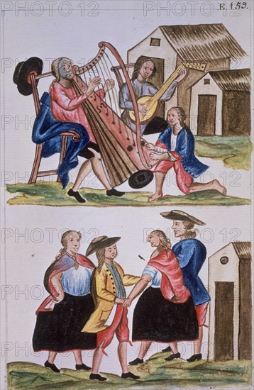 MARTINEZ COMPAÑON 1737/97
TRUJILLO DEL PERU II E 159 DANZA DEL CUSCO
MADRID, PALACIO