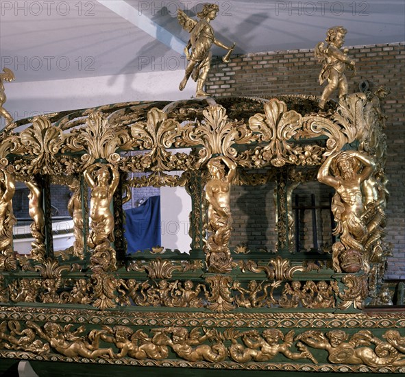 TEMPLETE CON CARIATIDES DE LA GONDOLA DE FELIPE V
ARANJUEZ, MUSEO FALUAS
MADRID

This image is