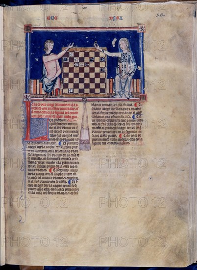 ALFONSO X EL SABIO 1221/84
LIBRO DE JUEGOS  PG 40
SAN LORENZO DEL ESCORIAL,