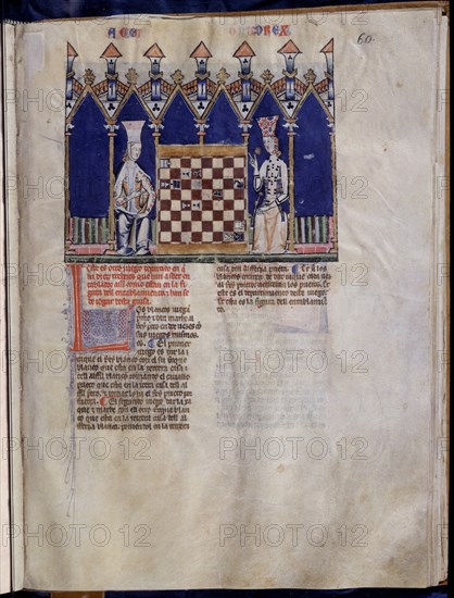 ALFONSO X EL SABIO 1221/84
LIBRO DE JUEGOS - PG 60 -
SAN LORENZO DEL ESCORIAL,