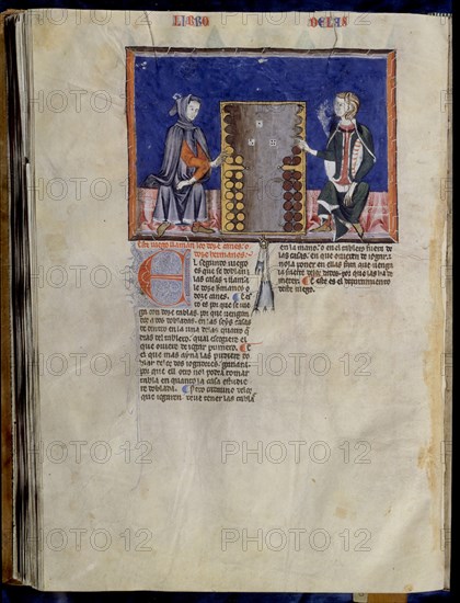 ALFONSO X EL SABIO 1221/84
LIBRO DE JUEGOS   PG 73V
SAN LORENZO DEL ESCORIAL,