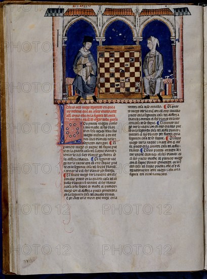 ALFONSO X EL SABIO 1221/84
LIBRO DE JUEGOS  PG (AJEDREZ)
SAN LORENZO DEL ESCORIAL,