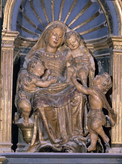 CAPILLA DE LOS MUNOZ DETALLE CENTRAL DEL RETABLO
CUENCA, CATEDRAL
CUENCA