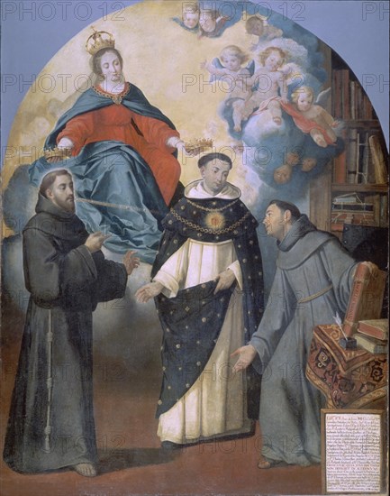 MURILLO BARTOLOME 1618/1682
LA VIRGEN CON FRAY LAUTERIO
CAMBRIDGE, MUSEO