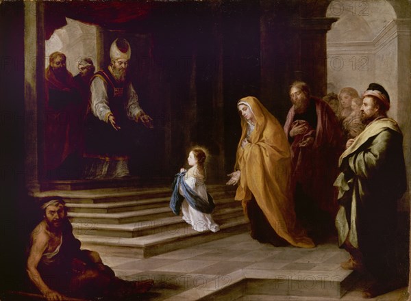 MURILLO BARTOLOME 1618/1682
PRESENTACION DE LA VIRGEN
KREUZLINGEN, COLECCION DOCTOR HEINZ