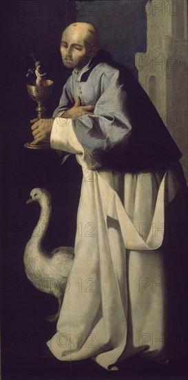 Zurbaran, Saint Hugo, bishop of Lincoln - panel