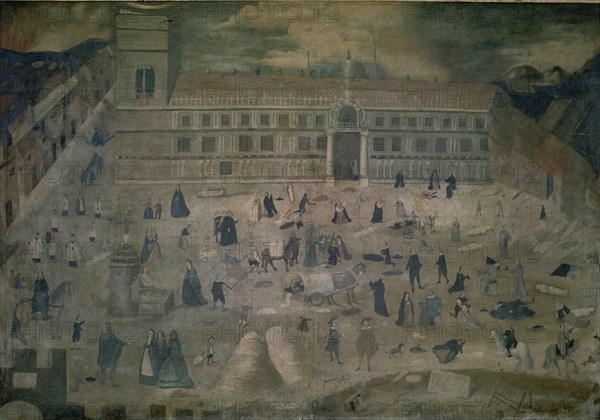 ANONIMO
LA PESTE - 1649- PINTURA BARROCA
SEVILLA, HOSPITAL DEL POZO SANTO
SEVILLA

This image