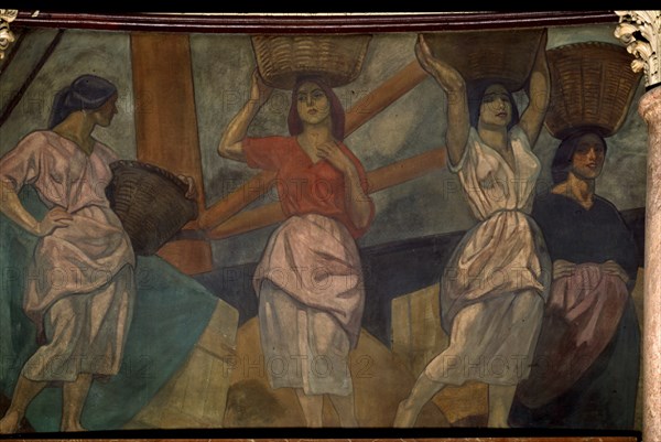 ARTETA AURELIO 1879/1940
LAS CARGUERAS DEL MUELLE
MADRID, BANCO BILBAO
