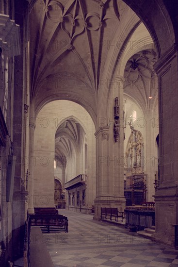 NAVE LATERAL Y CRUCERO DESDE LA GIROLA
CALAHORRA, CATEDRAL
RIOJA

This image is not