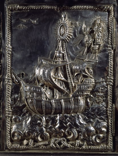 CAPILLA DE LA VIRGEN-PUERTA DEL SAGRARIO EN PLATA
RABIDA LA, MONASTERIO
HUELVA