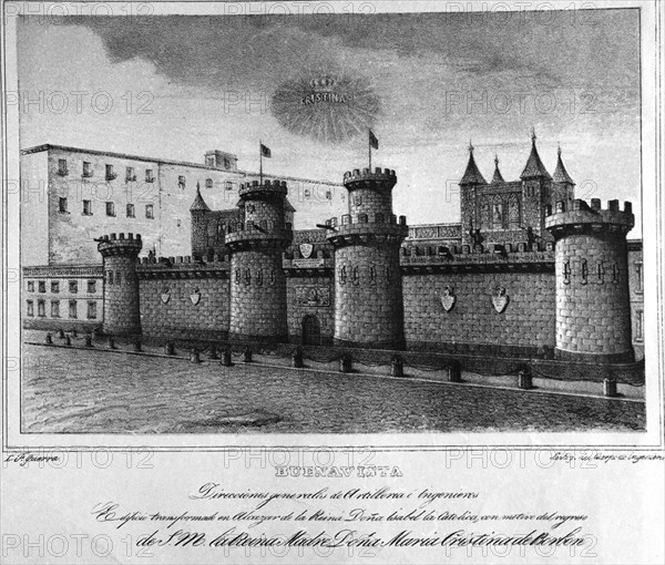 GRABADO DEL PALACIO DE BUENAVISTA
Madrid, musée municipal