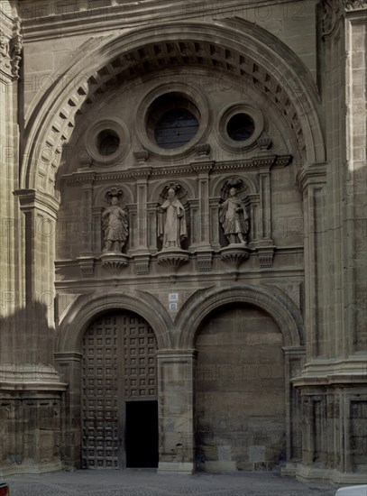BERATUA MARTIN
PORTADA DE LA FACHADA NORTE
STO DOMINGO CALZADA, CATEDRAL
RIOJA

This image is