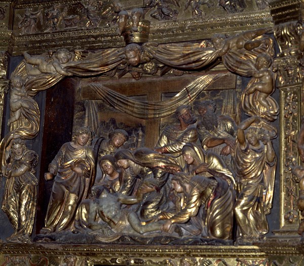 FORMENT DAMIAN 1480/1540
RETABLO MAYOR  DET DEL DESCENDIMIENTO
STO DOMINGO CALZADA,