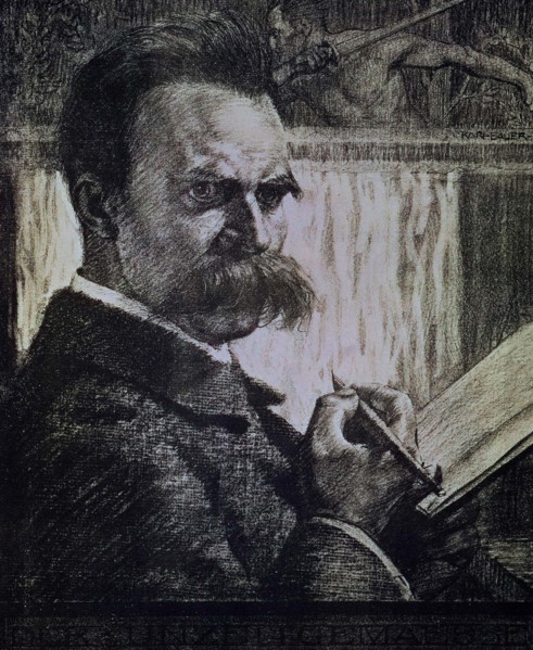 Baver, Portrait of Nietzsche