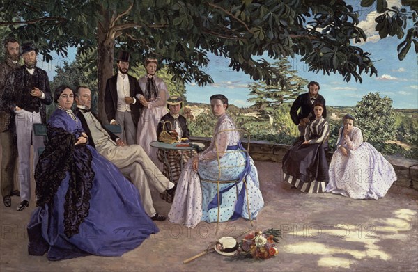 BAZILLE JEAN-FREDERIC 1841/1870
A-REUNION DE FAMILIA-1905-
PARIS, MUSEO DE ORSAY
FRANCIA

This