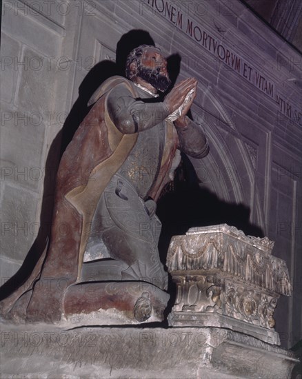 PANTEON-ESTATUA ORANTE DE GARCIA III NAVARRA,LLAMADO EL DE "NAJERA"
NAJERA, MONASTERIO SANTA MARIA