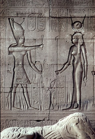 RELIEVES DE UN MURO
ASUAN, TEMPLO DE FILE
EGIPTO