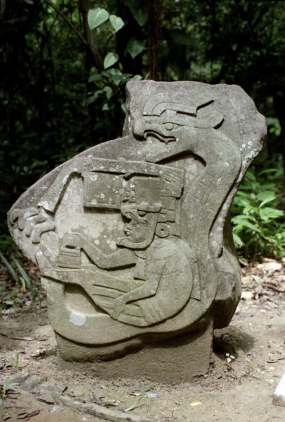 Tombstone representing a snake
