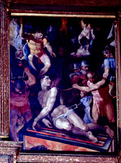 PELLEGRINI G A 1675/1741
BASILICA - RETABLO MAYOR - MARTIRIO S LORENZO
SAN LORENZO DEL ESCORIAL,