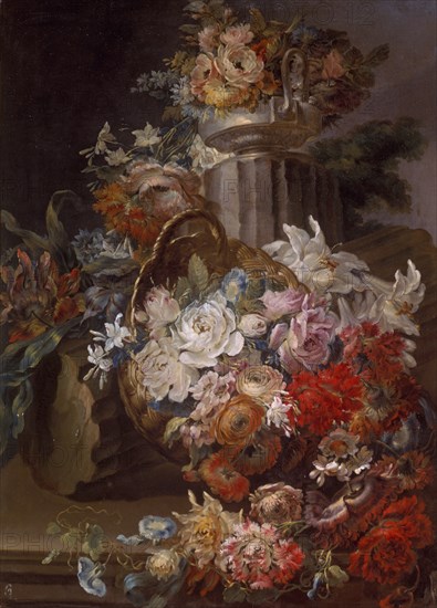PARRA MIGUEL 1780/1846
CESTO DE FLORES 1803- 83x59,5 cm
VALENCIA, MUSEO BELLAS ARTES - COLEGIO