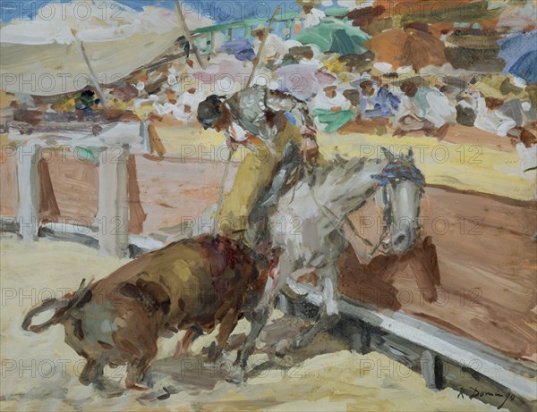 DOMINGO ROBERTO 1883/1953
RECALCANDO UNA VARA
VALENCIA, MUSEO BELLAS ARTES - COLEGIO PIO