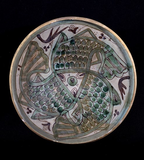 PECES - PLATO CERAMICA VERDE DE PATERNA
VALENCIA, MUSEO CERAMICA GONZALEZ MARTI
VALENCIA