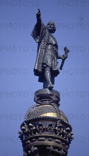 BUIGAS MONRAVA GAIETA 1851/1919
MONUMENTO A COLON EN LA PUERTA DE LA PAZ
BARCELONA,