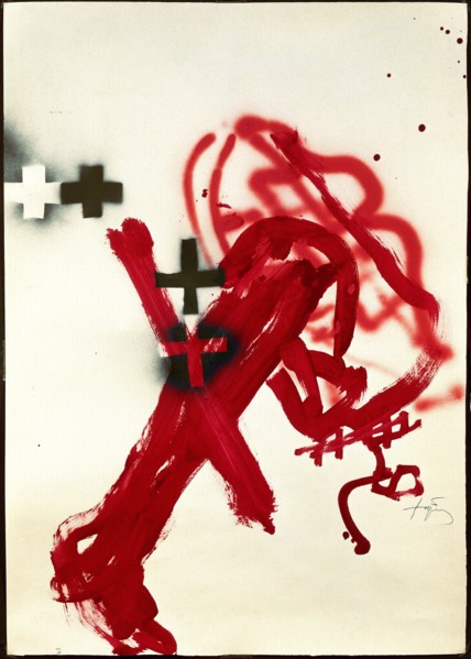 TAPIES ANTONI 1923-
CARTEL-EUROPALIA 85
