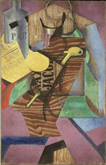 GRIS JUAN 1887/1927
NATURALEZA MUERTA O SAINT MARTORELL-1913(CUBISMO)
PARIS, CENTRO GEORGES