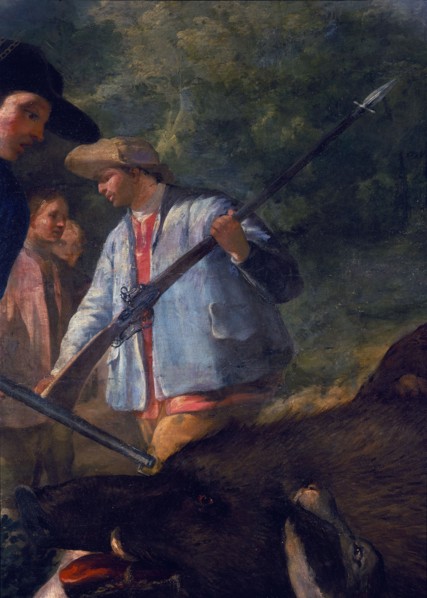Goya, The Boar Hunt (detail)