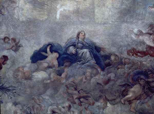 RIZZI-CARREÑO
PINTURAS CUPULA-CORONACION VIRGEN
MADRID, IGLESIA DE SAN ANTONIO DE LOS