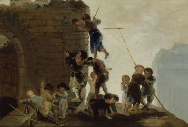 Goya, Enfants à la recherche des nids