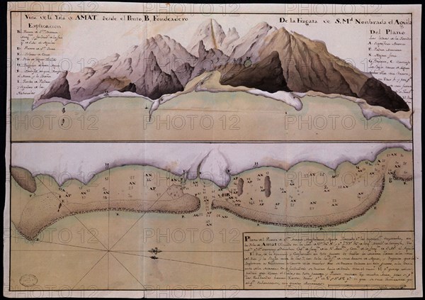 MAPA ISLA DE AMAT-PUERTO STA MARIA
SEVILLA, ARCHIVO INDIAS
SEVILLA