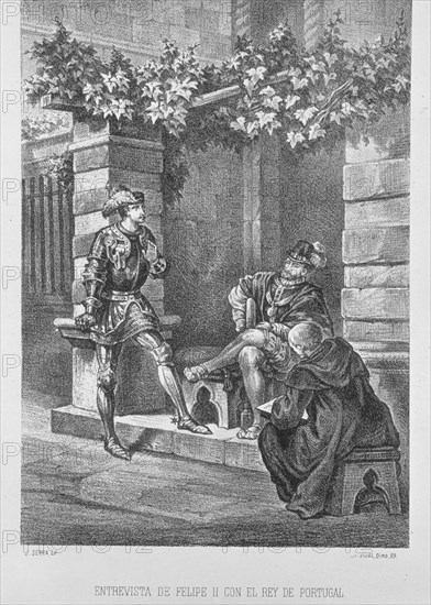 H ESPANA-ENTREVISTA DE FELIPE II CON REY DE PORTUGAL
MADRID, BIBLIOTECA NACIONAL B