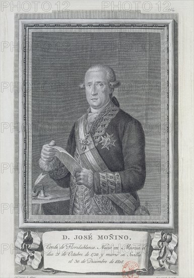 JOSE MOÑINO-1728-1808-MAGISTRADO POLITICO MINISTRO
MADRID, BIBLIOTECA NACIONAL B